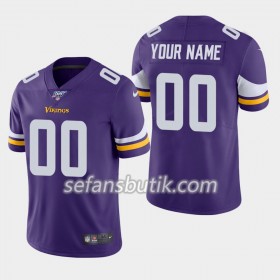 Minnesota Vikings Tröjor Custom Nike Lila I 100th - Herr